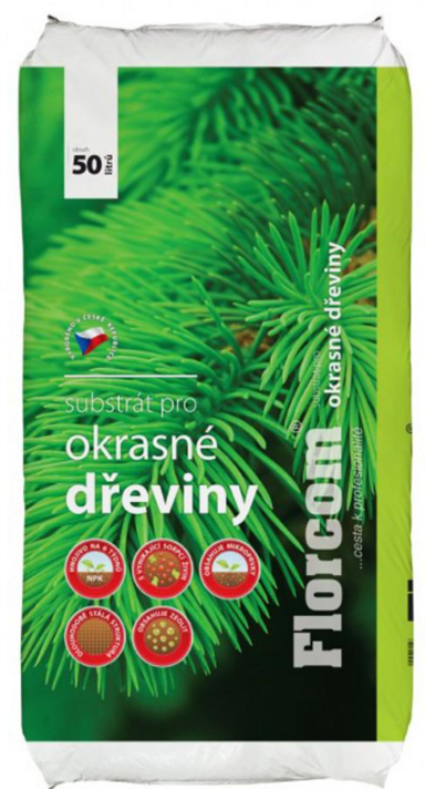 Florcom substrát pre okrasné dreviny 50 l