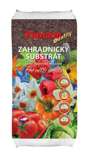 Florcom záhradnícky substrát Quality 50 l